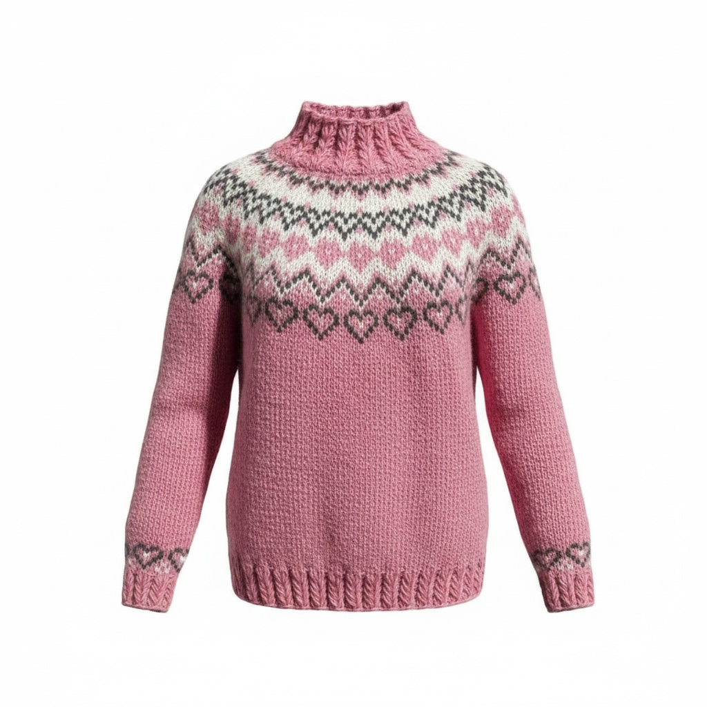 Heart(Icelandic Plötulopi sheep wool